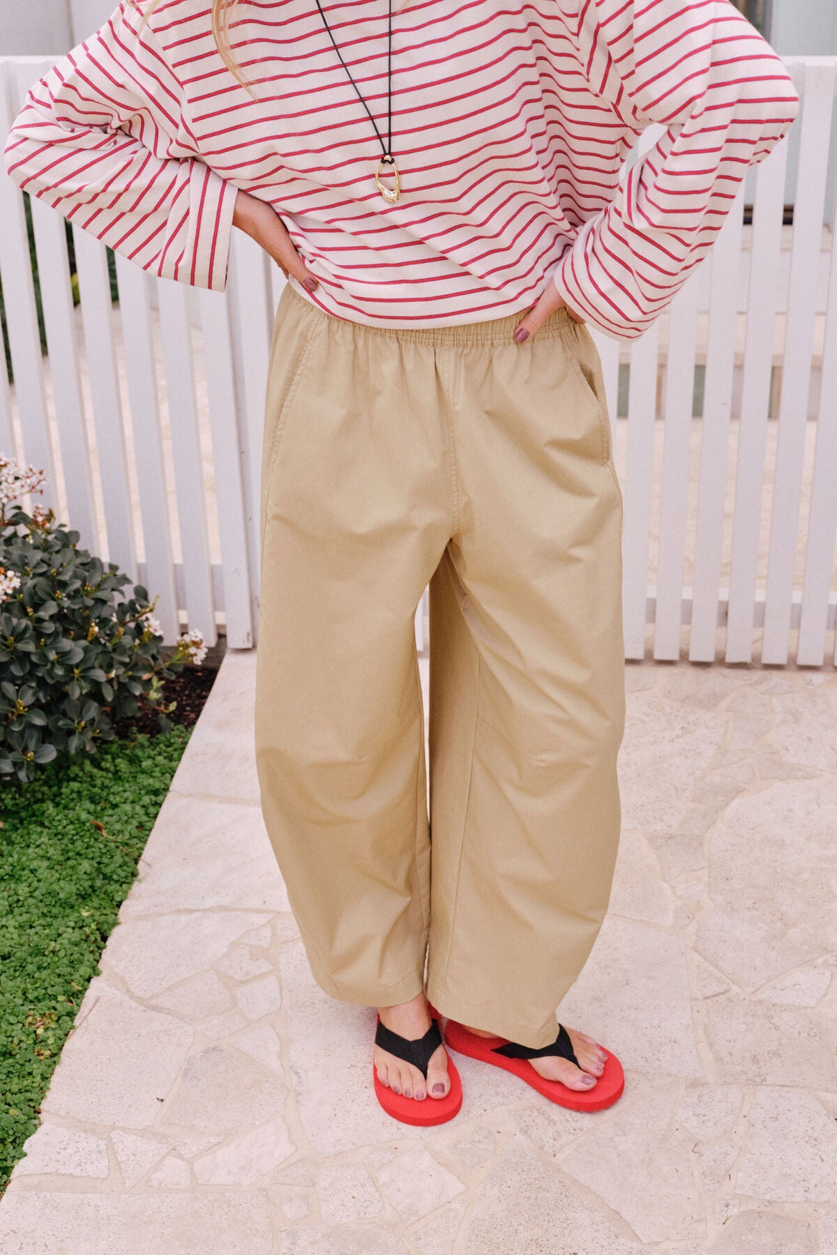 Buy Ceres Life - Bella Barrel Pant - burnt butter by Ceres Life - at Hamish + Grace