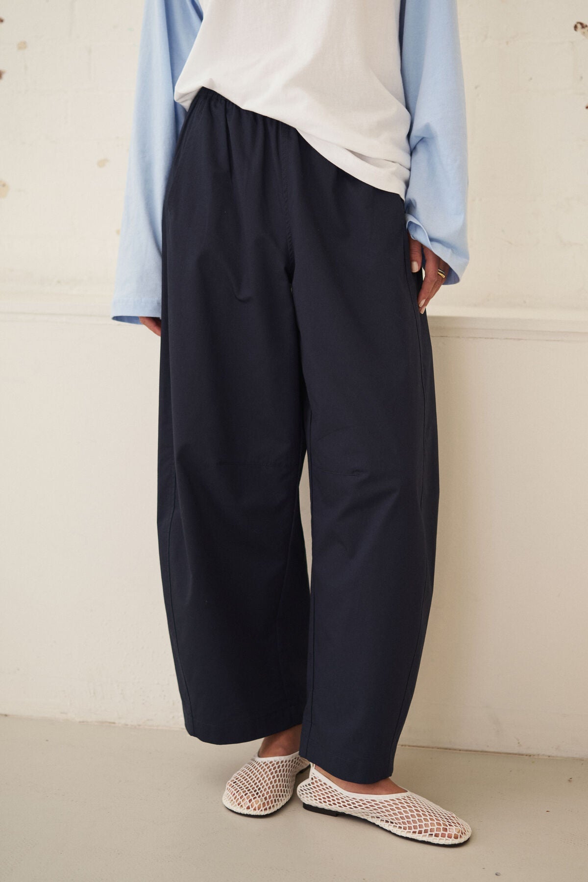 Buy Ceres Life - Bella Barrel Pant - Navy by Ceres Life - at Hamish + Grace