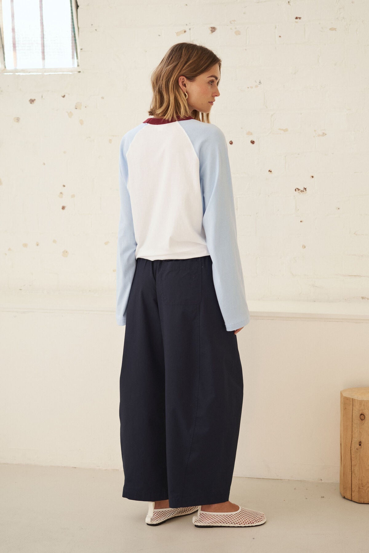 Buy Ceres Life - Bella Barrel Pant - Navy by Ceres Life - at Hamish + Grace