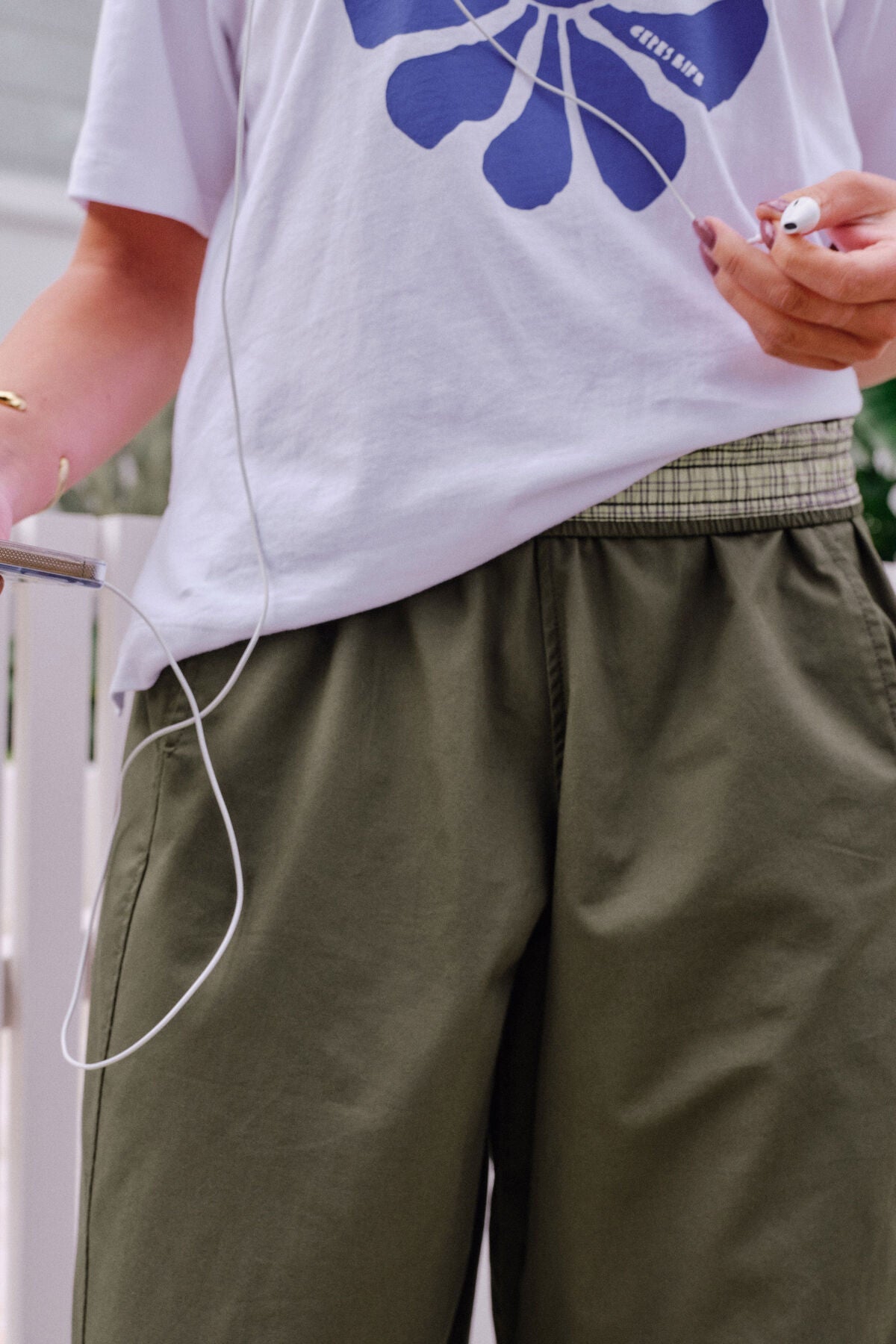 Buy Ceres Life - Bella Barrel Pant - washed olive by Ceres Life - at Hamish + Grace