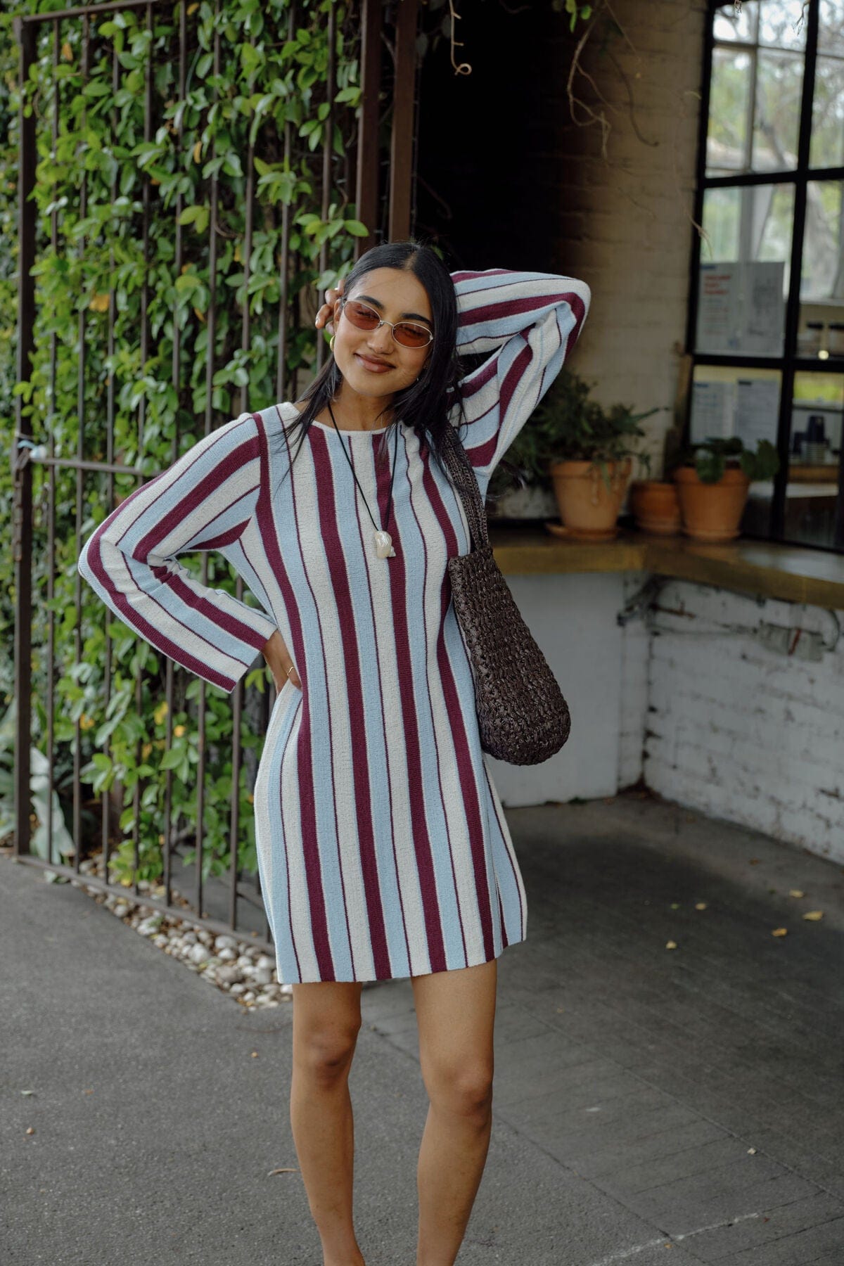 Buy Ceres Life - Chloe Stripe Knit Mini Dress by Ceres Life - at Hamish + Grace