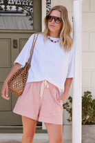 Buy Ceres Life - Darcy Relaxed Everyday Short - Blossom Pink by Ceres Life - at Hamish + Grace