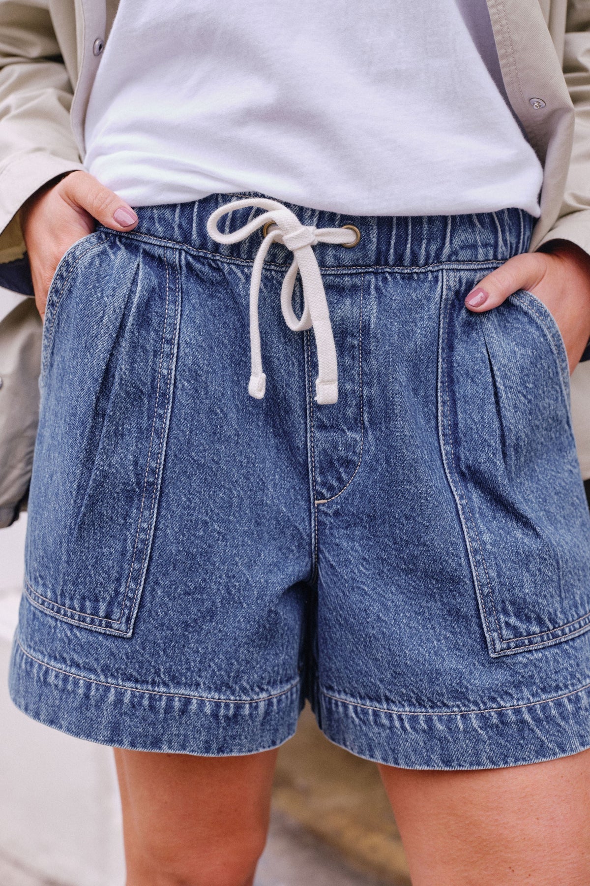 Buy Ceres Life - Darcy Relaxed Everyday Short - fresh indigo by Ceres Life - at Hamish + Grace