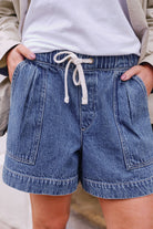 Buy Ceres Life - Darcy Relaxed Everyday Short - fresh indigo by Ceres Life - at Hamish + Grace