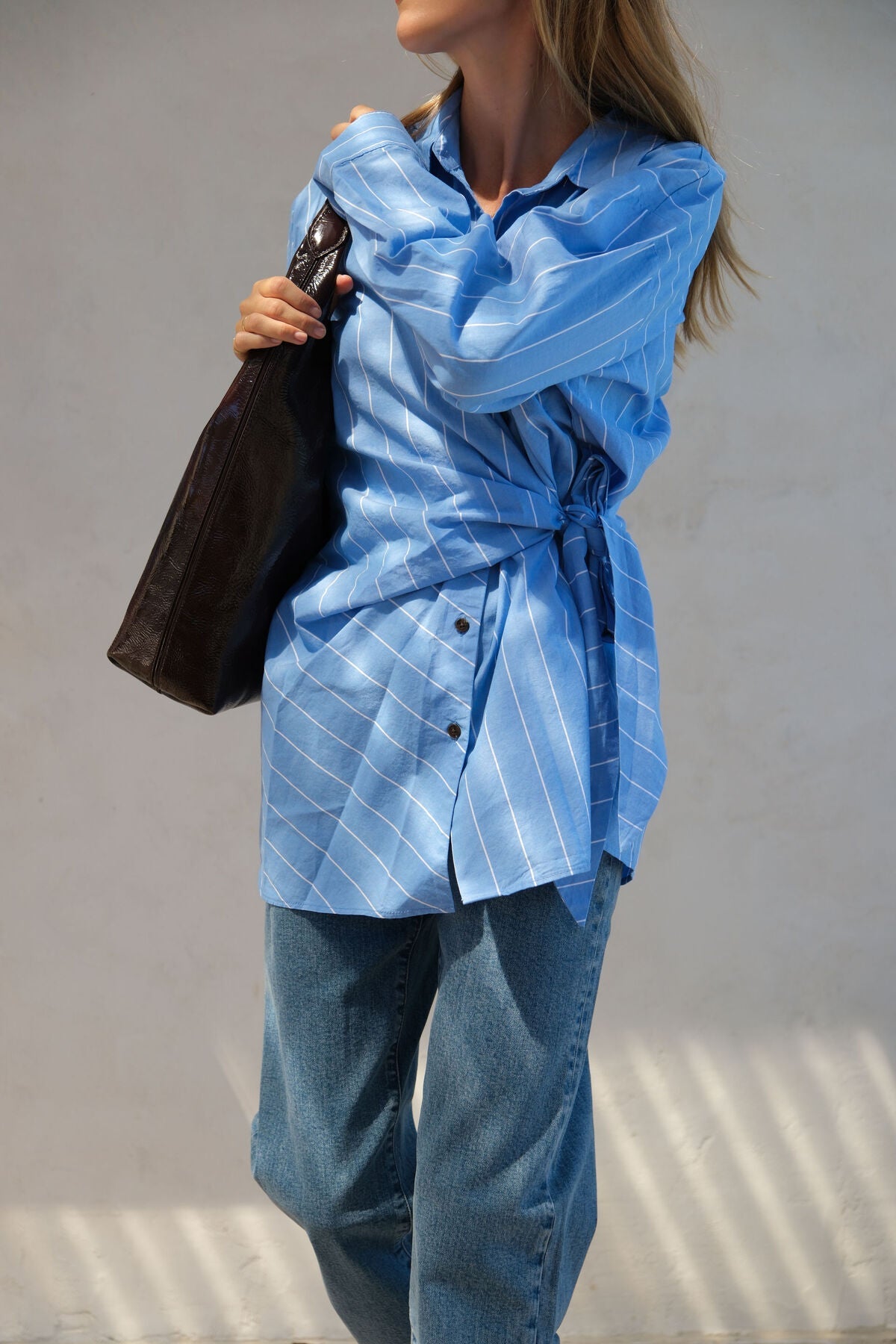 Buy Ceres Life - Elodie Wrap Shirt by Ceres Life - at Hamish + Grace