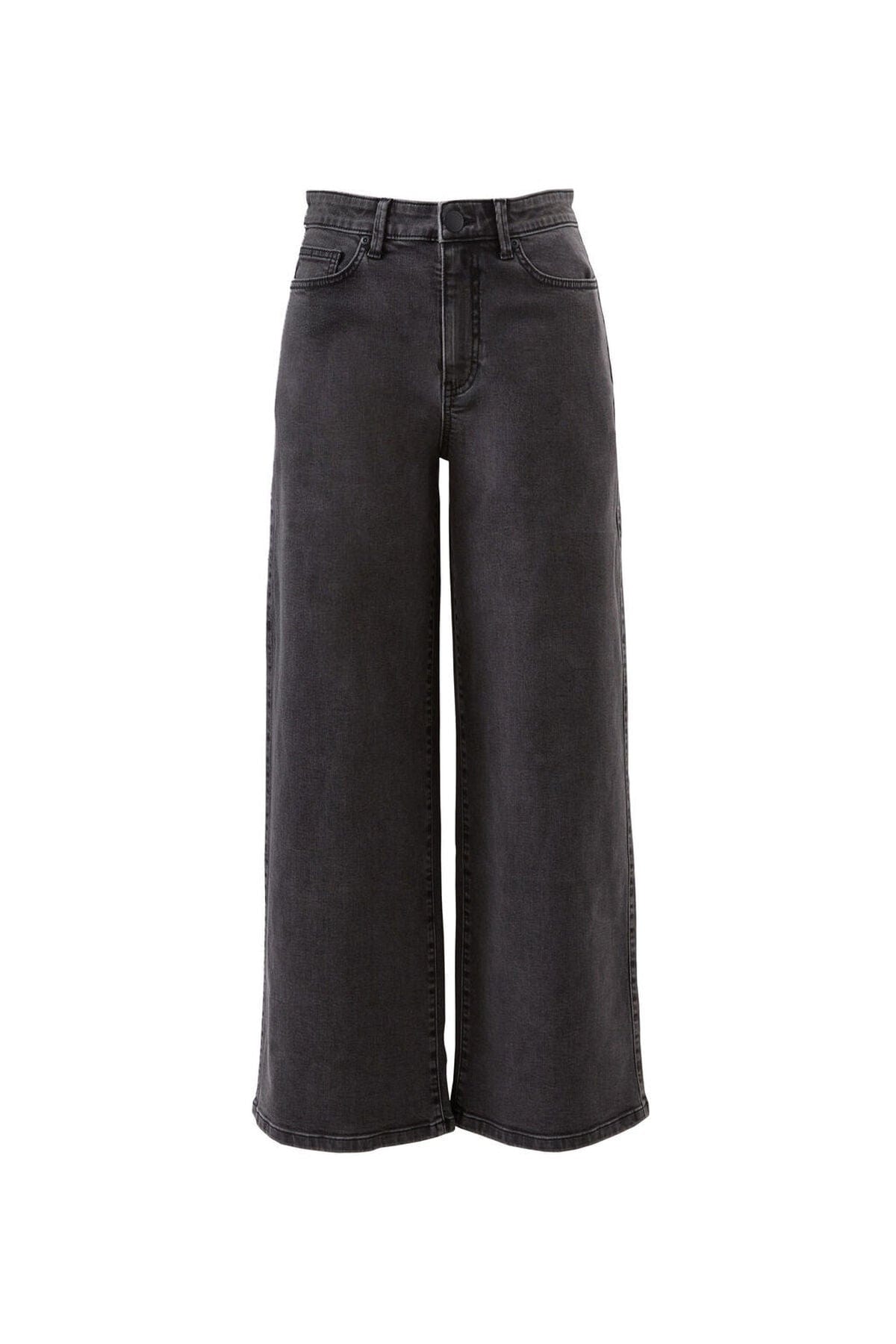 Buy Ceres Life - Evie Wide Leg Jean - Black by Ceres Life - at Hamish + Grace