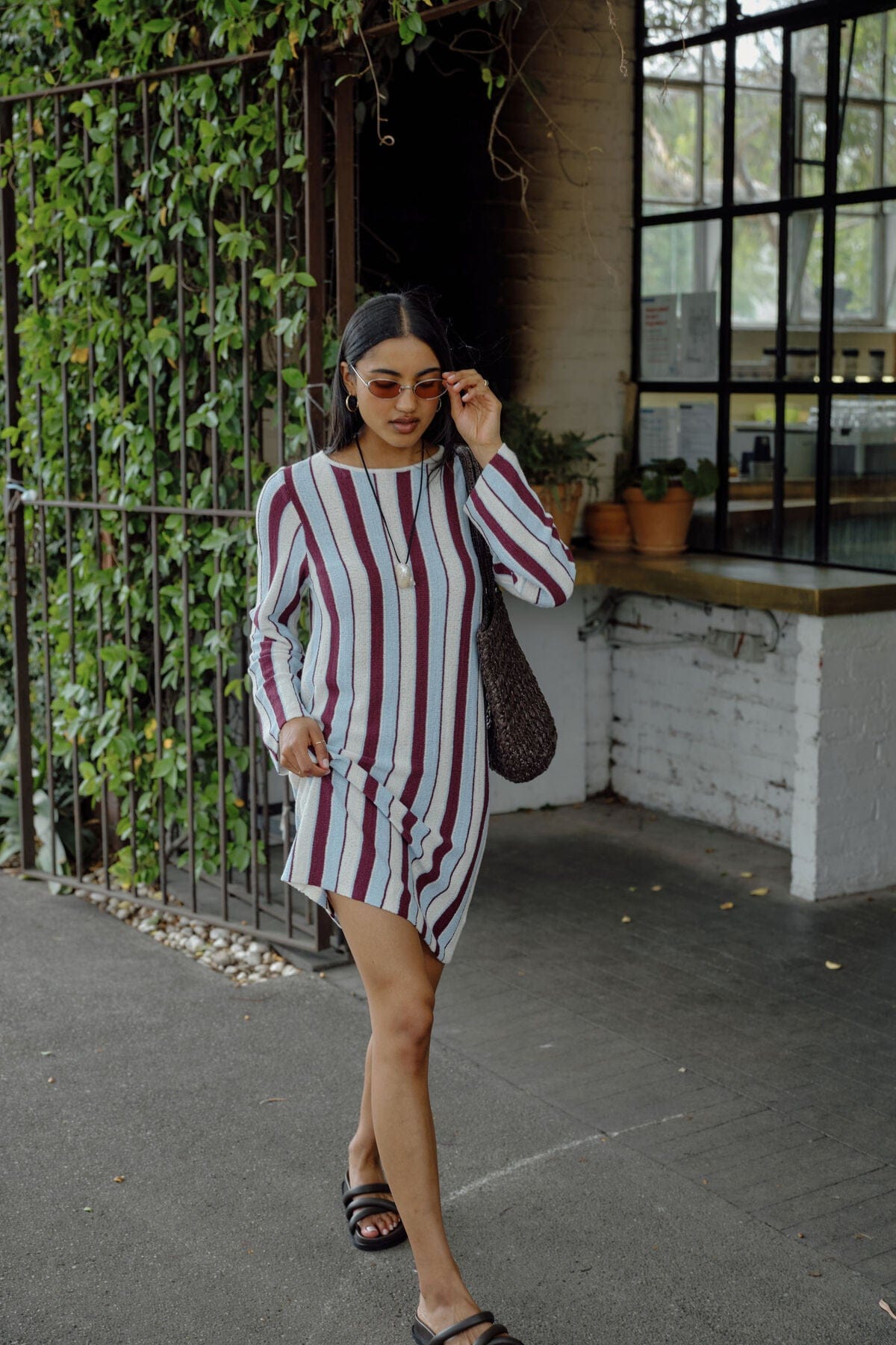 Ceres Life Fashion Ceres Life - Chloe Stripe Knit Mini Dress