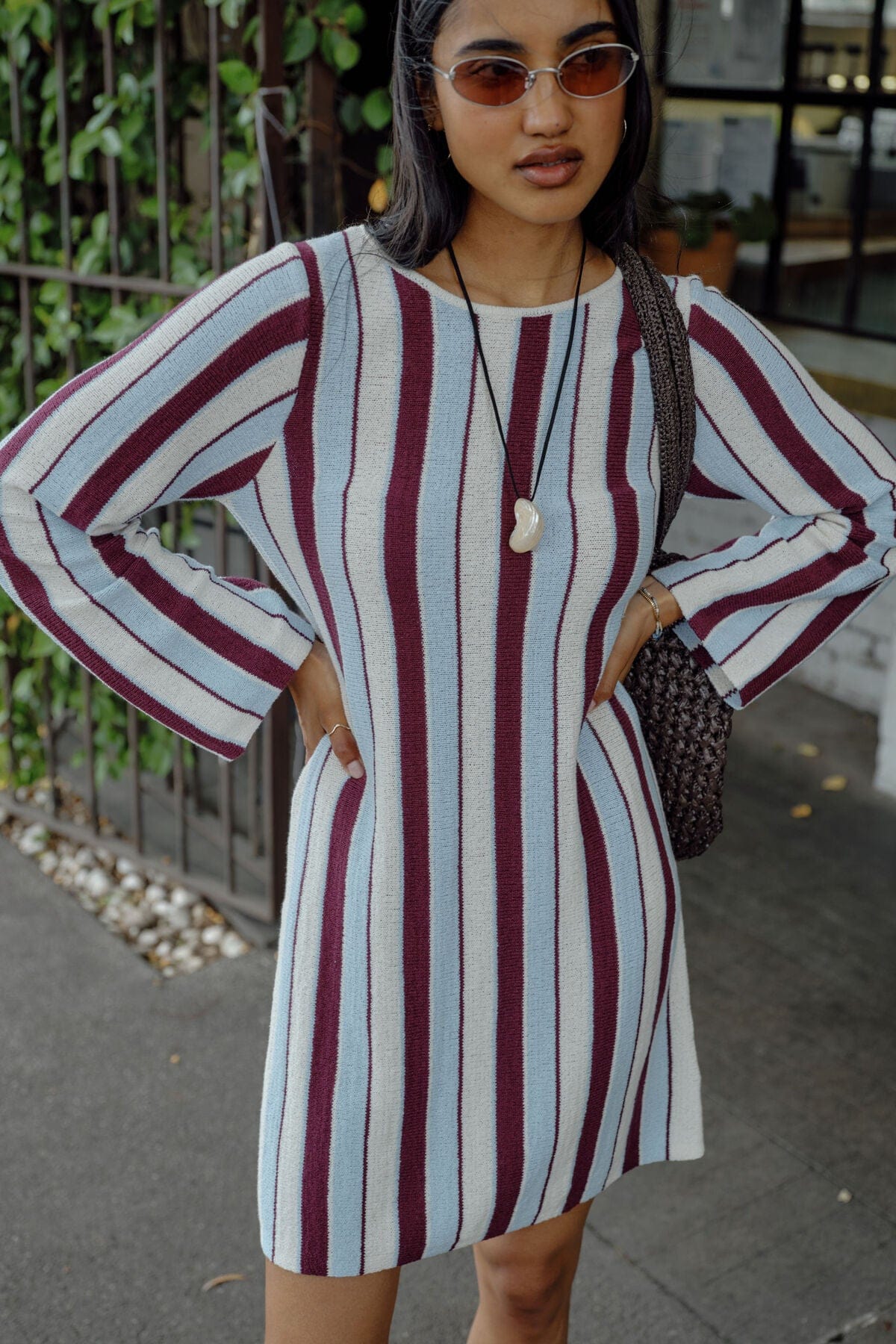 Ceres Life Fashion Ceres Life - Chloe Stripe Knit Mini Dress