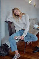 Ceres Life Fashion Ceres Life - Kira Collared Knit - Oatmeal