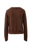 Ceres Life Fashion Ceres Life - Nelly Long Sleeve Knit Cardi - Chocolate
