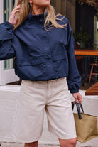 Buy Ceres Life - Fletcher Funnel Bomber - Heritage Navy by Ceres Life - at Hamish + Grace