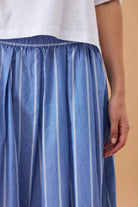 Buy Ceres Life - Florence Maxi Skirt - Oxford Blue White Stripe by Ceres Life - at Hamish + Grace
