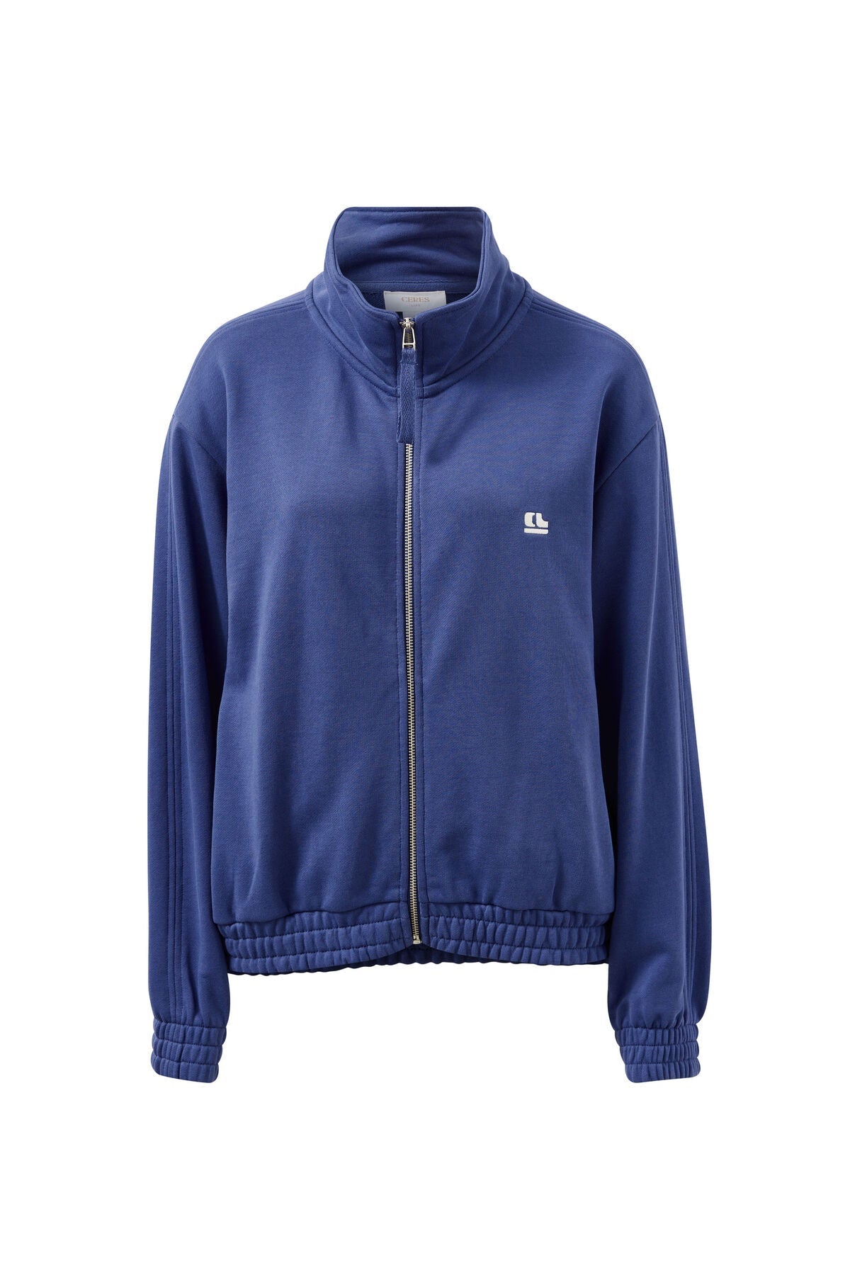 Buy Ceres Life - Freya Zip Thru Sweat - Washed Navy by Ceres Life - at Hamish + Grace