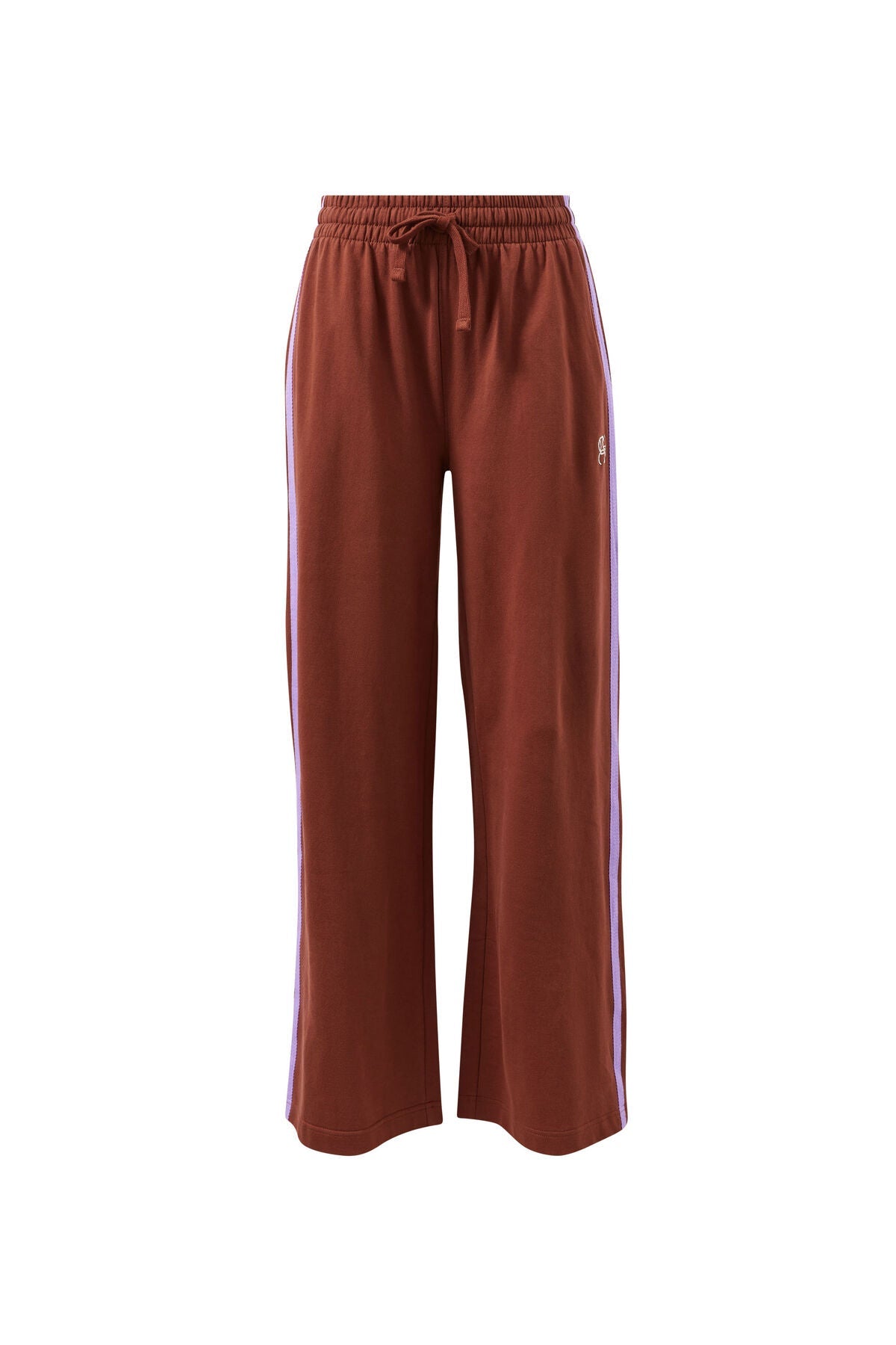 Buy Ceres Life - Gigi Wide Leg Terry Track pant - Burnt Toffee by Ceres Life - at Hamish + Grace