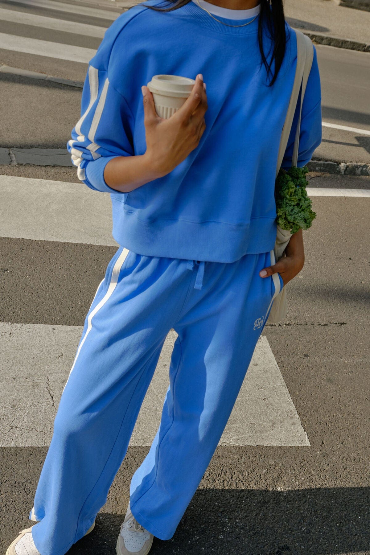 Buy Ceres Life - Gigi Wide Leg Terry Track pant by Ceres Life - at Hamish + Grace