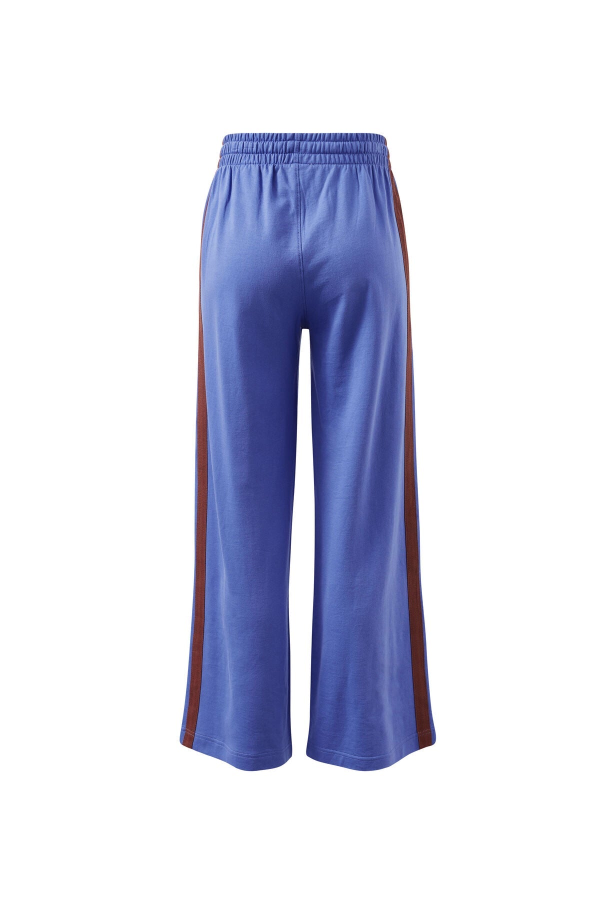 Buy Ceres Life - Gigi Wide Leg Terry Track pant - vintage blue mixed side stripe by Ceres Life - at Hamish + Grace