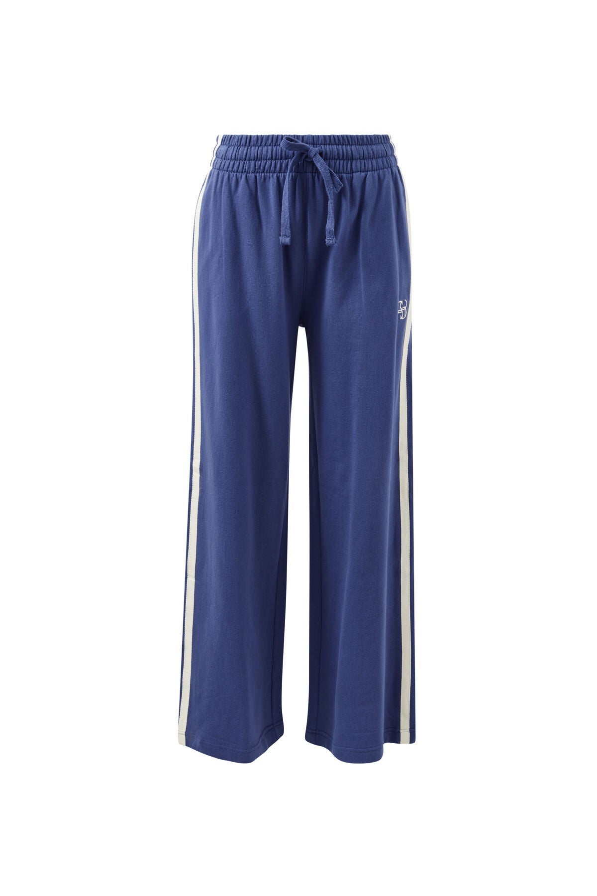 Buy Ceres Life - Gigi Wide Leg Terry Track pant - Washed Navy by Ceres Life - at Hamish + Grace