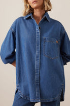Buy Ceres Life - Gwynne Shirt - Fresh Indigo by Ceres Life - at Hamish + Grace