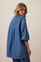Buy Ceres Life - Gwynne Shirt - Fresh Indigo by Ceres Life - at Hamish + Grace