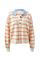 Buy Ceres Life - Jessa Rugby Knit - Ecru Stripe by Ceres Life - at Hamish + Grace