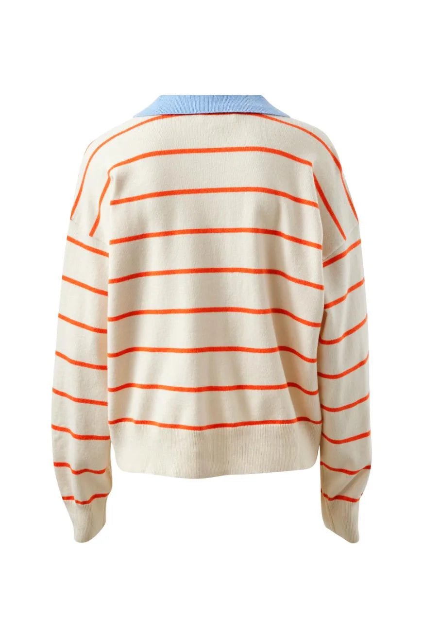 Buy Ceres Life - Jessa Rugby Knit - Ecru Stripe by Ceres Life - at Hamish + Grace