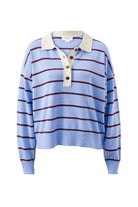 Buy Ceres Life - Jessa Rugby Knit - Sky Blue Stripe by Ceres Life - at Hamish + Grace