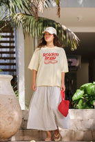 Buy Ceres Life - Luna Oversized Tee - butter/golden hour by Ceres Life - at Hamish + Grace