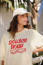 Buy Ceres Life - Luna Oversized Tee - butter/golden hour by Ceres Life - at Hamish + Grace