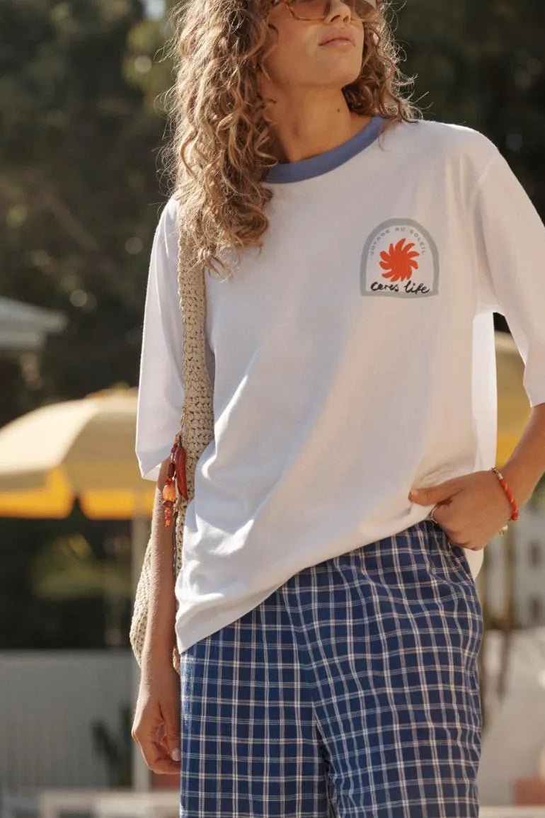 Buy Ceres Life - Luna Relaxed Tee/Voyage Au Soliel by Ceres Life - at Hamish + Grace