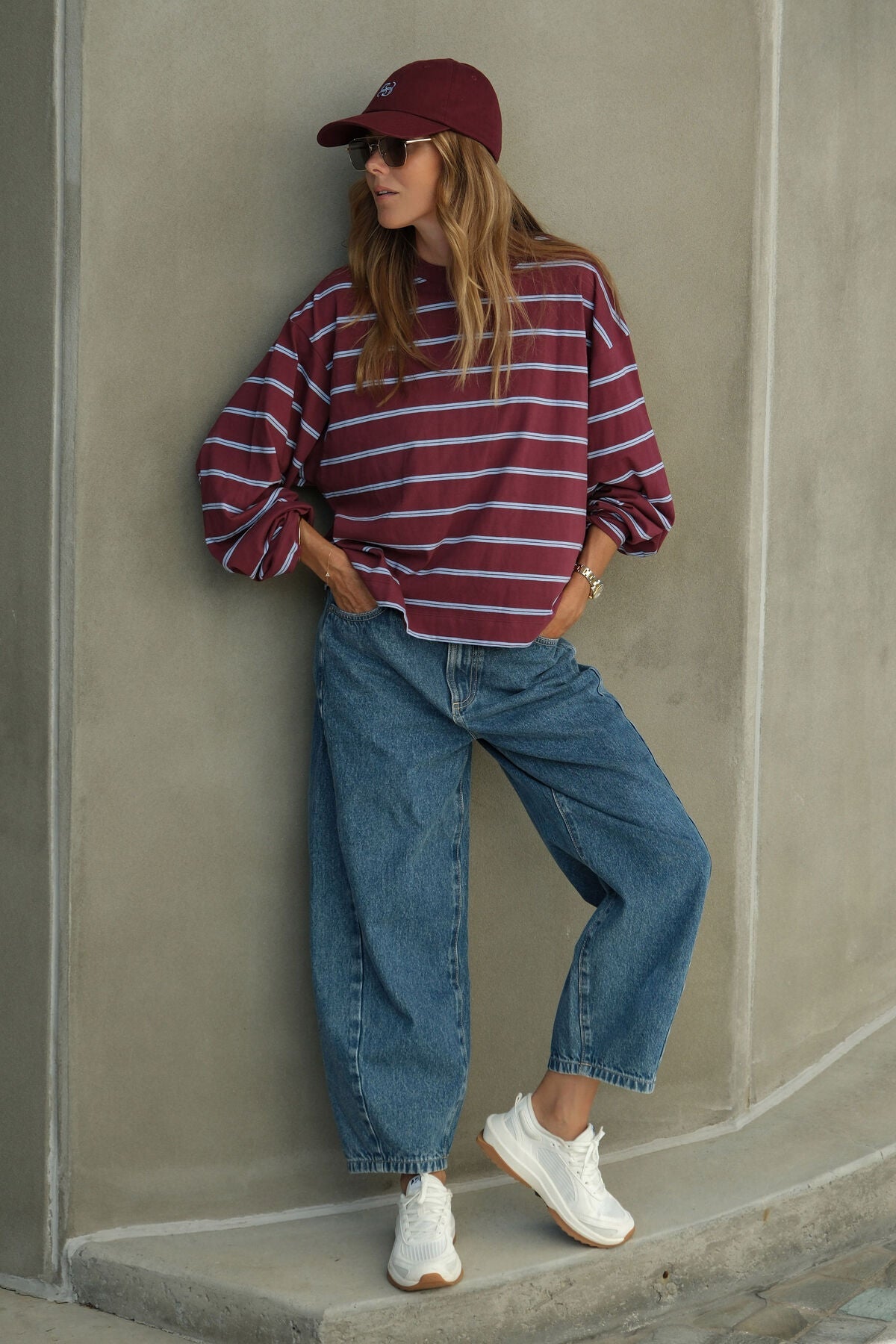 Buy Ceres Life - Maggie Tapered Barrel Jean - Fresh Indigo by Ceres Life - at Hamish + Grace