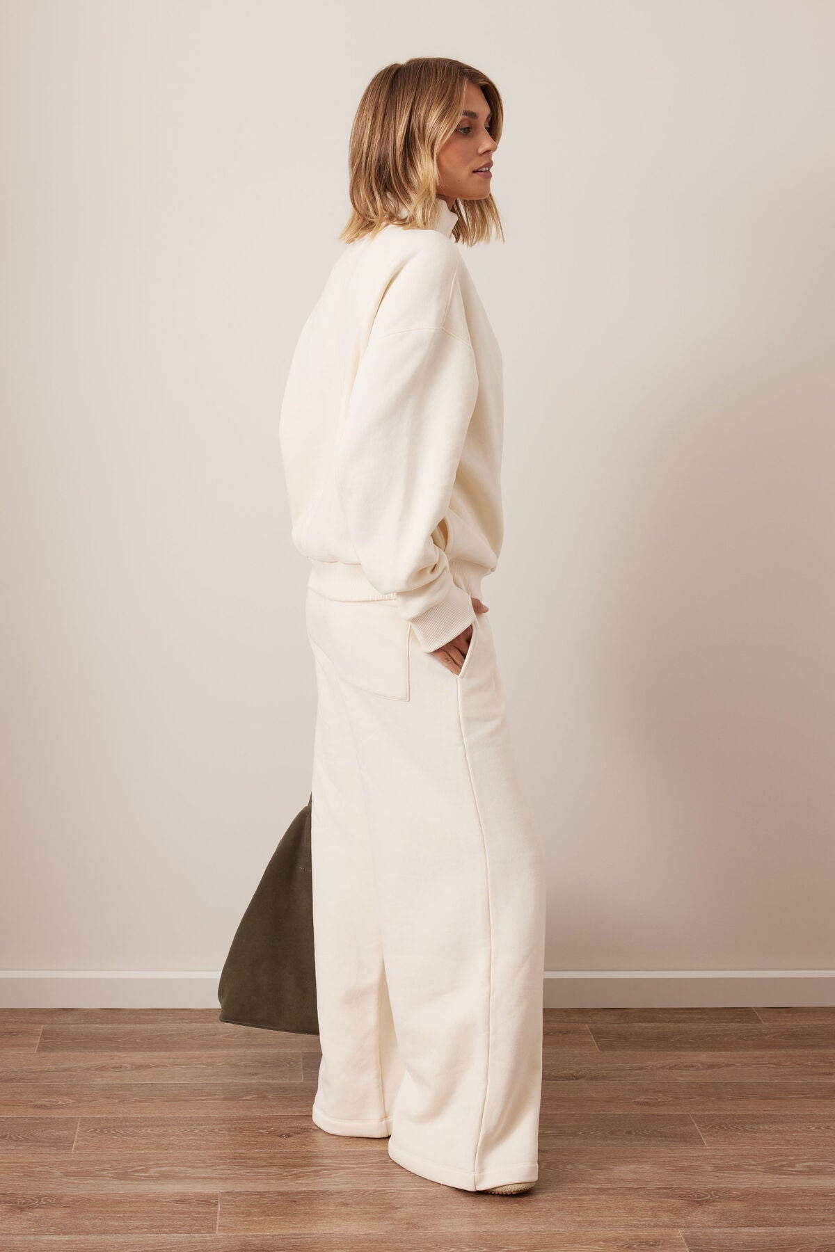 Buy Ceres Life - Marli Button Sweat - Marshmallow by Ceres Life - at Hamish + Grace