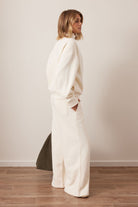 Buy Ceres Life - Marli Button Sweat - Marshmallow by Ceres Life - at Hamish + Grace