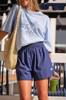 Buy Ceres Life - Mila Short - prussian blue by Ceres Life - at Hamish + Grace