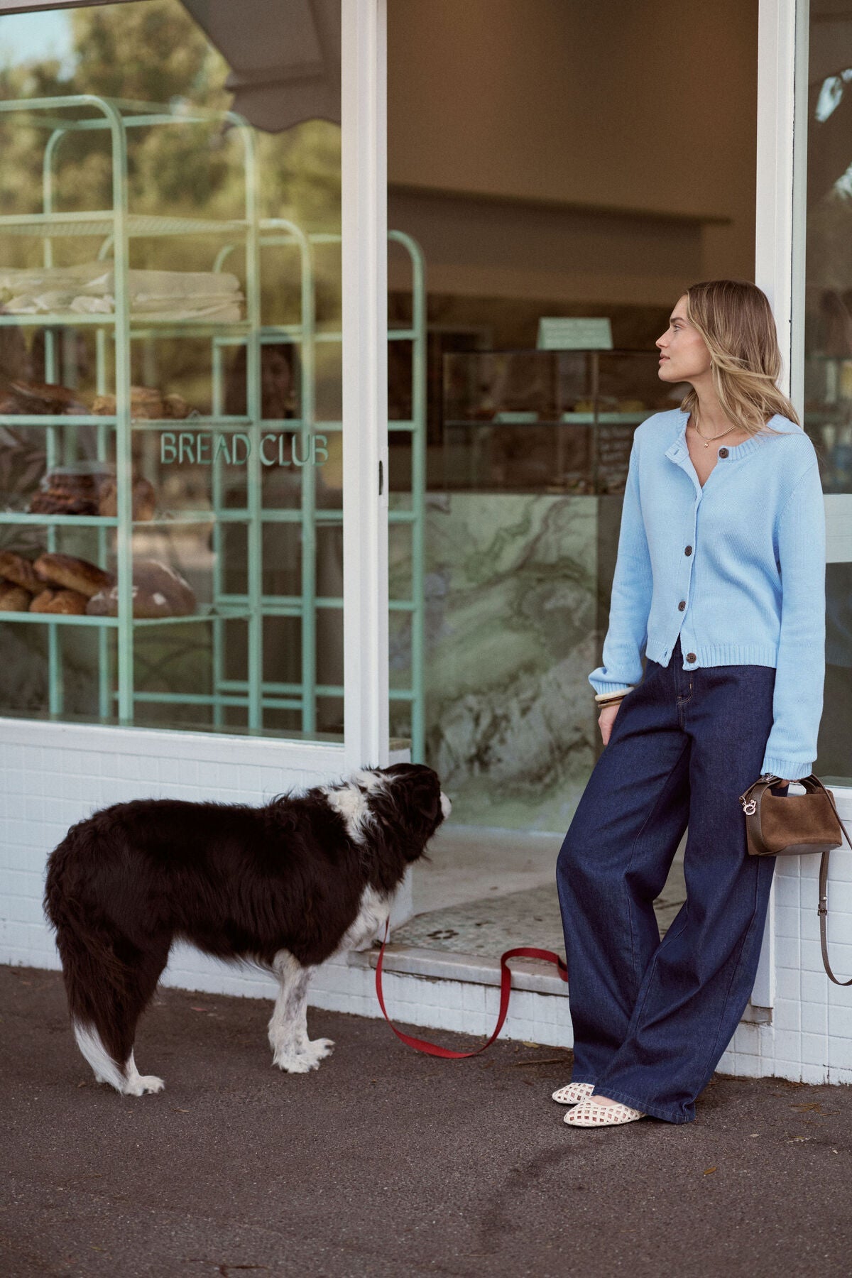 Buy Ceres Life - Nelly Long Sleeve Knit Cardi - Chine Blue by Ceres Life - at Hamish + Grace