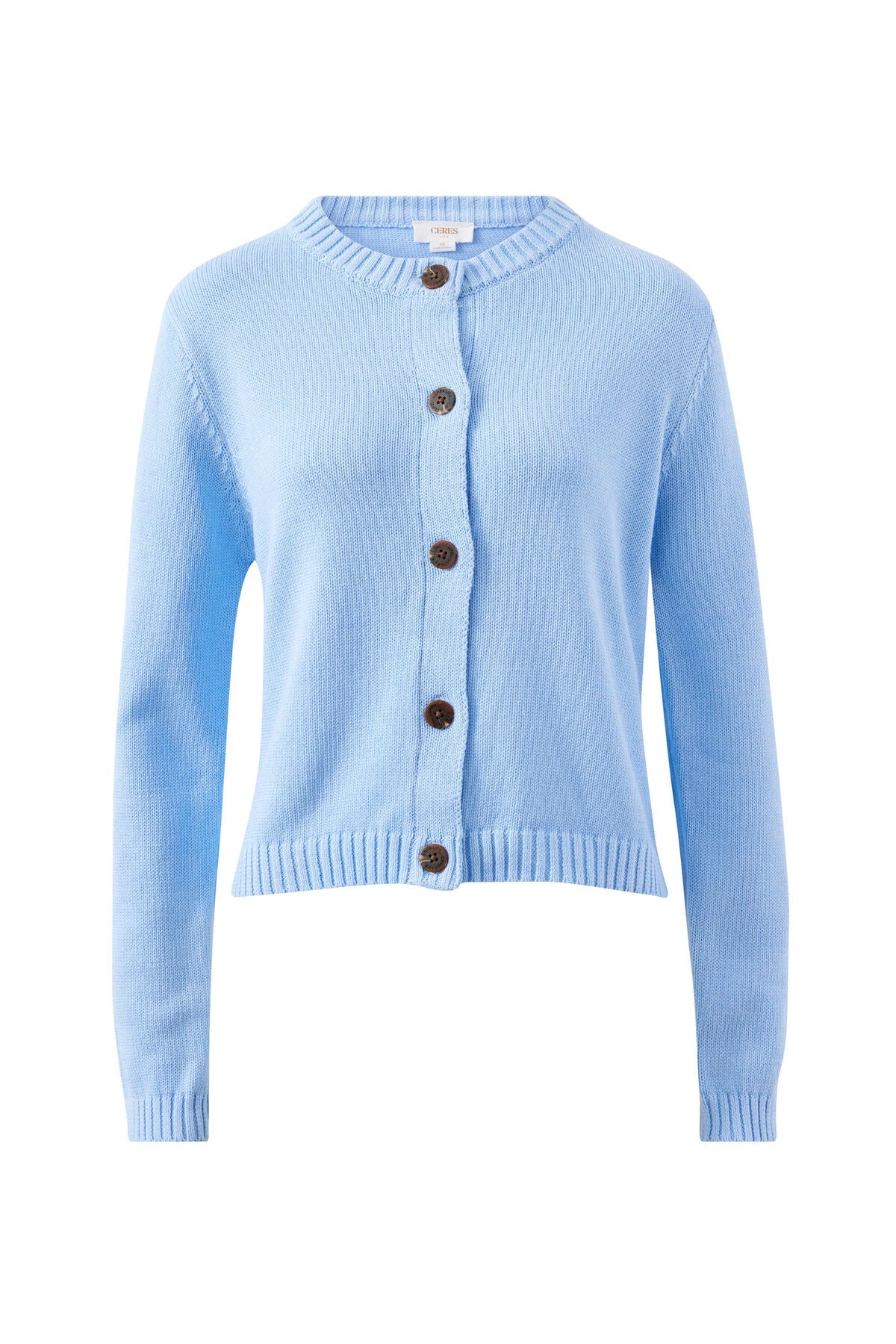 Buy Ceres Life - Nelly Long Sleeve Knit Cardi - Chine Blue by Ceres Life - at Hamish + Grace