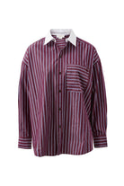 Buy Ceres Life - Peta Oversized Shirt - Burgundy by Ceres Life - at Hamish + Grace
