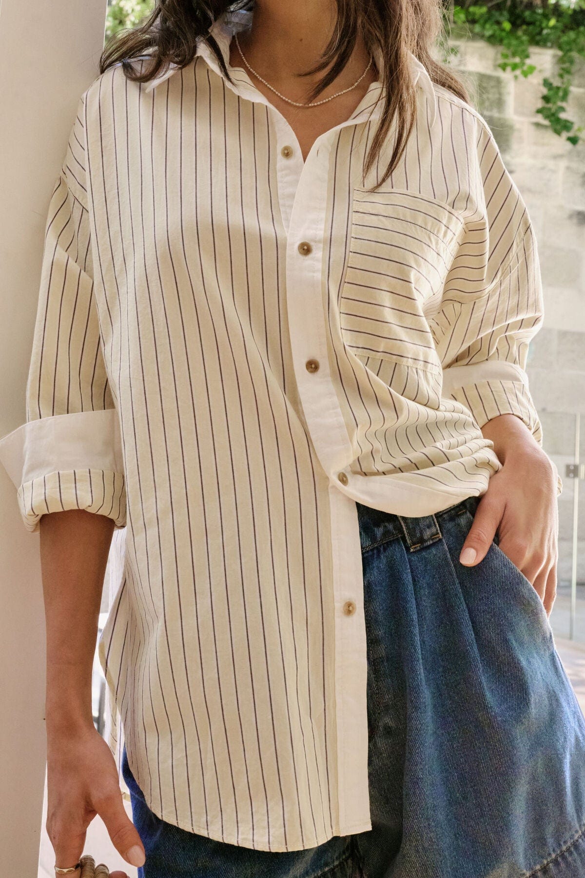 Buy Ceres Life - Peta Oversized Shirt by Ceres Life - at Hamish + Grace