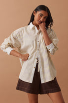 Buy Ceres Life - Peta Oversized Shirt by Ceres Life - at Hamish + Grace