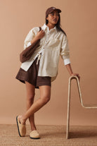 Buy Ceres Life - Peta Oversized Shirt by Ceres Life - at Hamish + Grace