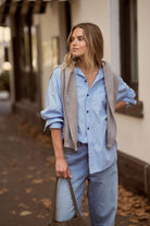 Buy Ceres Life - Peta Oversized Shirt - Sky Blue by Ceres Life - at Hamish + Grace