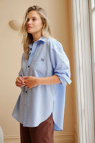 Buy Ceres Life - Peta Oversized Shirt - sky blue by Ceres Life - at Hamish + Grace