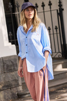 Buy Ceres Life - Peta Oversized Shirt - Sky Blue by Ceres Life - at Hamish + Grace