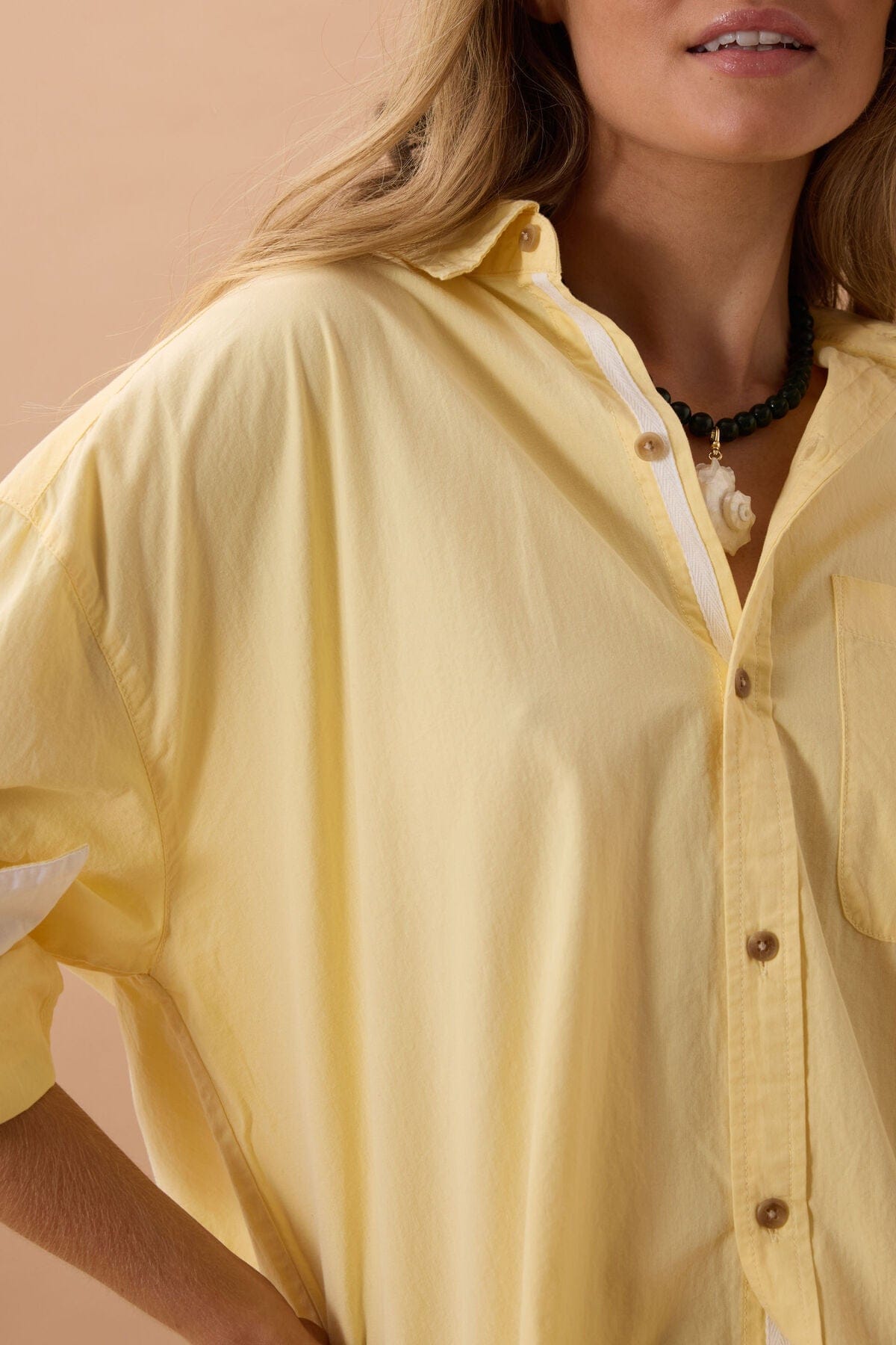 Buy Ceres Life - Peta Oversized Shirt - Sunny Yellow by Ceres Life - at Hamish + Grace