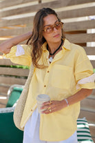 Buy Ceres Life - Peta Oversized Shirt - Sunny Yellow by Ceres Life - at Hamish + Grace