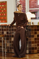 Buy Ceres Life - Rani Off Shoulder Knit by Ceres Life - at Hamish + Grace