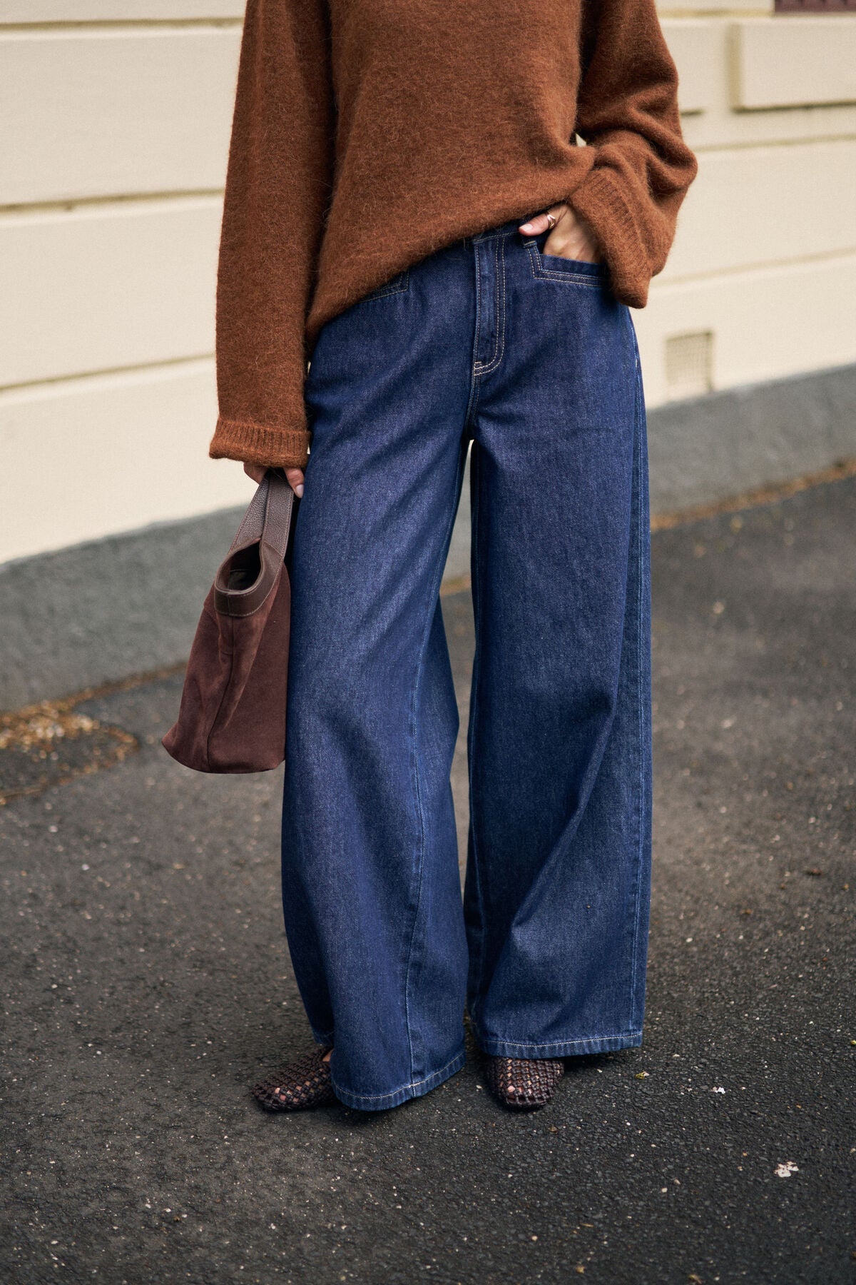 Buy Ceres Life - Reese Wide Jean - Midnight by Ceres Life - at Hamish + Grace