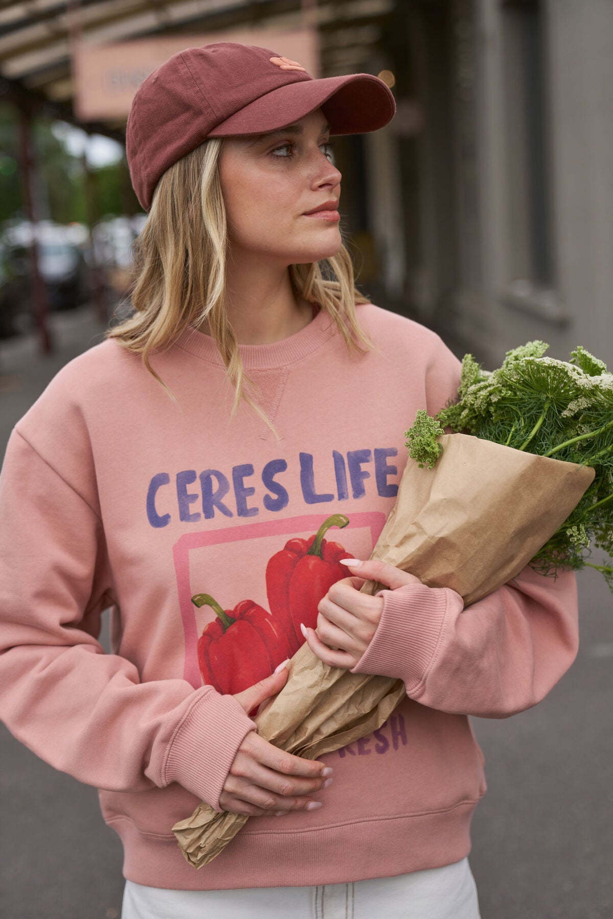 Buy Ceres Life - Romy Crew - Pink Clay Farmers Market Capsicum by Ceres Life - at Hamish + Grace