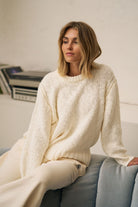Buy Ceres Life - Sage Chunky Knit Crew - Marshmallow by Ceres Life - at Hamish + Grace