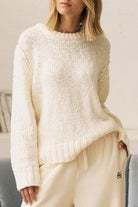 Buy Ceres Life - Sage Chunky Knit Crew - Marshmallow by Ceres Life - at Hamish + Grace