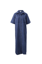 Buy Ceres Life - Samara Midi Dress - Prussian Blue Stripe by Ceres Life - at Hamish + Grace